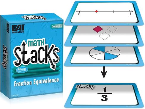 EAI Education Math Stacks Fraction Equivalence Game: Grades 3-5 in Kuwait