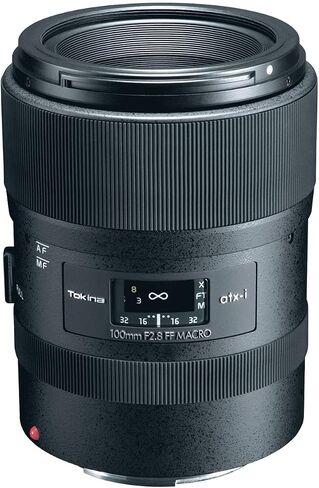 Tokina 634455 ATX-i 100mm F2.8 FF Macro Canon EF Mount Full Size Compatible Black in Kuwait