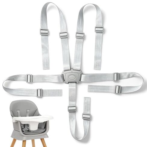 Child High Chair Straps, Adjustable Kid Safety Belt, Baby Two-Point Safety Harness for Children's Chairs, Strollers, and High Chairs | Baby Two-Point Safety Harness for Children's Chairs, Strollers, and High Chairs in Kuwait