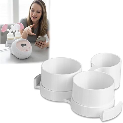 Bottle Holder Compatible with Spectra S1 & S2 (Older Models/Round Hole), Organize and Simplify Your Pumping Journey, Ideal Gift for New Moms in Kuwait