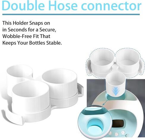 Bottle Holder Compatible with Spectra S1 & S2 (Older Models/Round Hole), Organize and Simplify Your Pumping Journey, Ideal Gift for New Moms in Kuwait