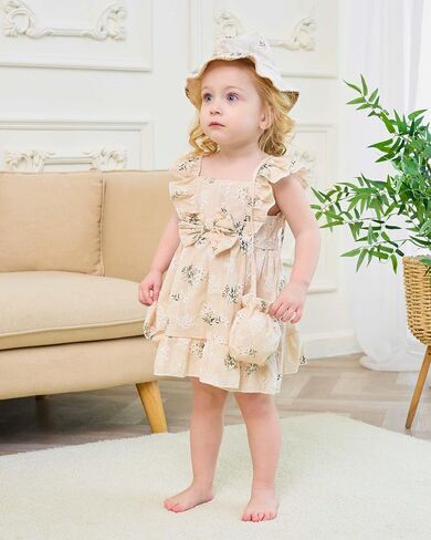 Renotemy Baby Girl Outfits 6 9 12 Months Summer Cute Baby Girl Dresses in Kuwait