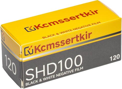 SHD 100 Black and White 120 Film, ISO 100 Medium Format Negative Film, 1 Roll, for D-76 Standard B&W Processing in Kuwait