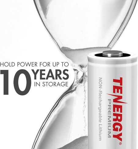 Tenergy Premium 24 Pack NonRechargeable CR123A 3V Lithium Battery, Primary Battery for Arlo Cameras, Photo Lithium Batteries, Smart Sensors, and More in Saudi Arabia