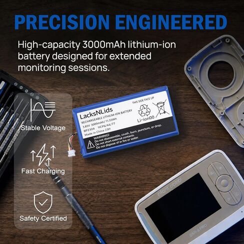 Replacement Battery for Infant Optics DXR-8 Pro & Pro SS only, 3.85V 3000mAh Lithium Ion in Kuwait