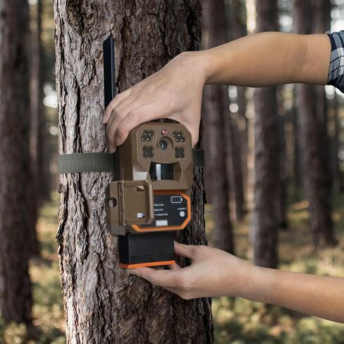 Battery Charger with 4Pcs Power Mag Batteries Pack Compatible with Moultrie Edge Cellular Trail Camera Battery for Edge, Edge PRO Edge 2 PRO in Kuwait