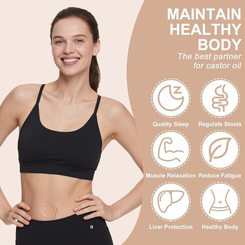 Autdor Castor Oil Patches for Belly Button, 50PCS Castor Oil Pack Wraps Organic Cotton Self-Adhesive Castors Oils Pack Anti Leakage Disposable Pads Portable & Breathable No Wash (Oil Not Included) in Kuwait