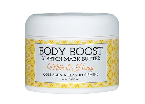 Body Boost Milk & Honey Stretch Mark Butter- Safe for Pregnancy and Nursing- Repair Stretch Marks and Scars- Paraben, Phenoxyethanol Free in Kuwait