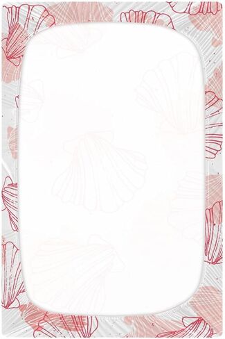 Kigai Coral Seashell Crib Sheets - Stretchy Fitted Crib Sheets for Boys Girls, Unisex Cozy Baby Crib Sheet 28 x 52 x 9 Inches in Kuwait