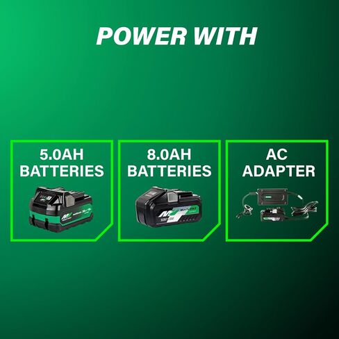 Metabo HPT 36V MultiVolt™ Cordless Brushless 1/2" Hammer Drill Kit, Power Drill Kit with Lithium-Ion Metabo Batteries , Case and Charger, Compact Lightweight Power Tool, DV36DC in Kuwait