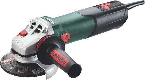 Metabo 4-1/2-Inch / 5-Inch Angle Grinder, 11,000 RPM, 12 Amp, AC/DC, Lock-on Slide Switch, Safety Clutch, M-Quick Wheel Change, Made in Germany, W 13-125 Quick, 603627420, Green in Kuwait