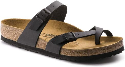 Birkenstock Women's Mayari Adjustable Toe Loop Cork Footbed Sandal Black, 6-6.5 in Kuwait