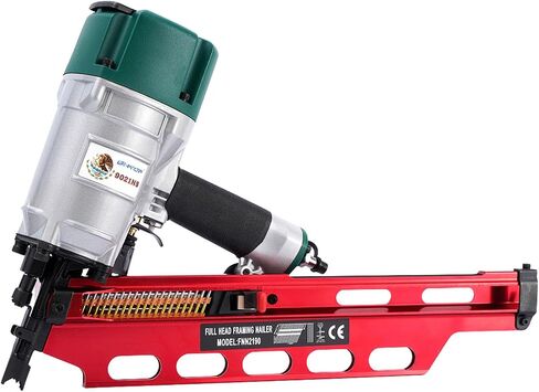 Framing Nailer, Mexican Style 9021NS Framing Nail Gun, 21 Degree 3-1/2" with Depth Adjustment Professional Air Nail Gun in Kuwait