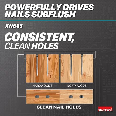 Makita XNB05Z 18V LXT® Lithium-Ion Brushless Cordless 2-1/2" Straight Finish Nailer, 16 Ga., Tool Only in Kuwait