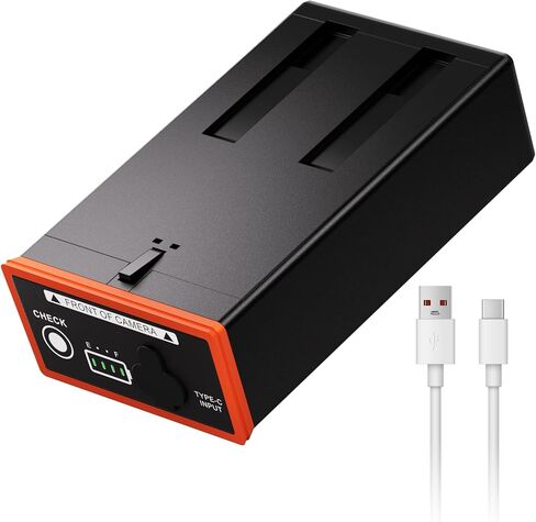 بطارية بديلة Fulpower 2 Pack 5000mAh لكاميرات Moultrie Edge Trail | متوافق مع Moultrie Edge pro وEdge2,2 pro. لا يوجد تأثير للذاكرة، وإخراج ثابت، وعمر ميداني ممتد in Kuwait