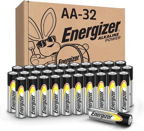 Energizer AA Batteries Alkaline Power, 32 Count Alkaline Double A Battery Pack in Kuwait