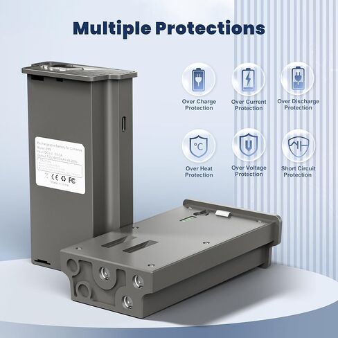 4-Pack Solar-Ready Lipo Battery for Tactacam Reveal Trail Cameras | LED Power Meter - Compatible with X Gen 3/2.0/X Pro/X Ultra/SK/XB in Kuwait