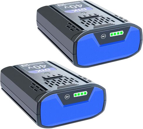 DTK Replacement for Kobalt 40V Battery 6000mAh KPM1040A-03, KM-1640-06, KM 4040-06, Cordless Power Tool Batteries 2 Packs in Kuwait