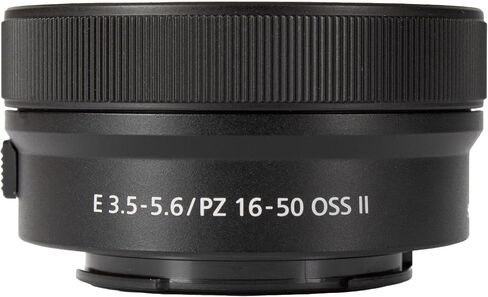 Sony E PZ 16-50mm f/3.5-5.6 OSS II Lens E Black for Walkaround Shooting, Landscapes, Vlogging, Lightweight Setups and Everyday Autofocus (SELP16502) + Lens Filter Kit +More (7pc Bundle) in Kuwait