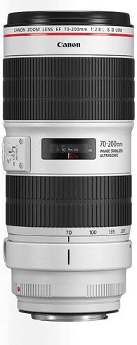 Canon EF 70-200mm f2.8 L is III USM Telephoto Lens - White (Renewed) in Kuwait