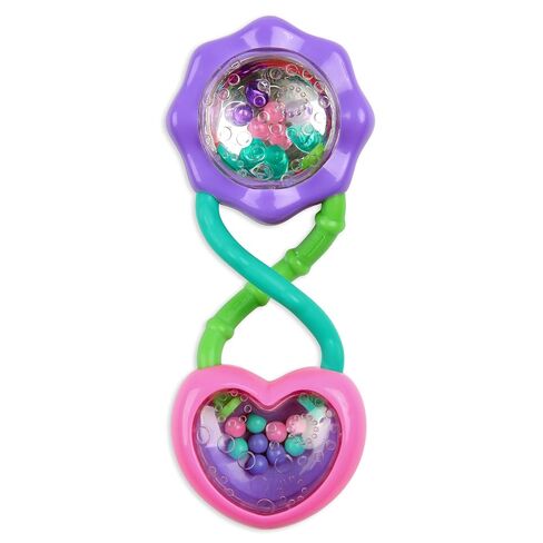 Bright Starts Rattle Barbell Toy, Ages 3M+, Sensory Play in Kuwait