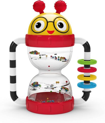 Baby Einstein Cal’s Sensory Shake-up Developmental Activity Rattle Toy, BPA Free, for Infants Ages 3 Months and up in Kuwait