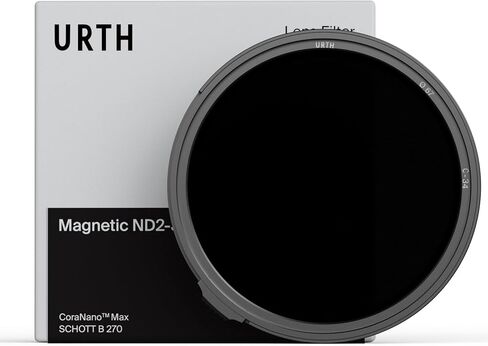 Urth 72 mm Magnetic ND2-32 Variable ND Lens Filter (Pro) | Professional-Grade 1-5 Stop Range, Advanced 34-Layer Nano-Coating, Neutral Density Filters with Magnetic-Lock in Kuwait