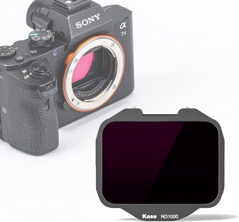 Kase Clip-in CMOS ND16 ND Filter for Sony Full-Frame Mirrorless Camera | Built-in ND Neutral Density Filter 4 Stop for Sony A7 A7R A7S II III IV V A7C A7CR A9 FX3, Shockproof HD Optical Glass in Kuwait