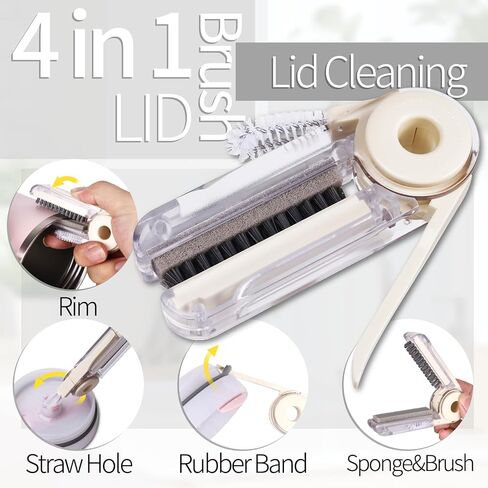15 Inch Bottle Brush Set - 4 Pack Extra Long Handle Bottle Brush Cleaner in Kuwait