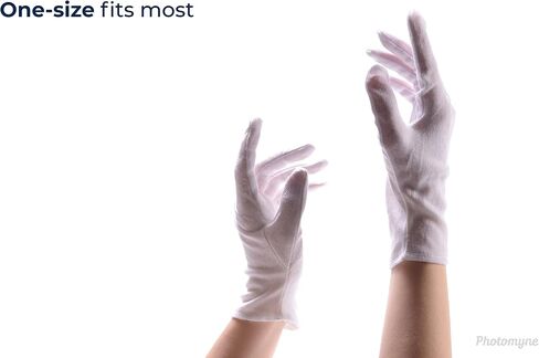 Photomyne Photo Handling Cotton Gloves for Delicate Items – 3 Pack | Fingerprint & Smudge Protection in Kuwait