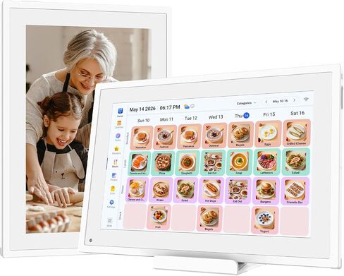 24-inch Smart Digital Calendar Touch-Screen-Whiteboard - Interactive Electronic eCalendar Whiteboard for Chore Chart, Star Rewards, No Subscription, Sync Cal via APP, Digital Photo Frame, Gift for Mom in Kuwait