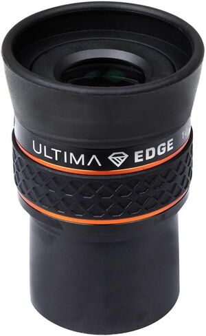 Celestron 93450 Ultima Edge 10mm Parfocal Ultra Flat Field Eyepiece Designed for 1.25" Focusers - Incredibly Crisp Views, Fully Multi-Coated Lens, Moulded Rubber Grip, Black in Kuwait