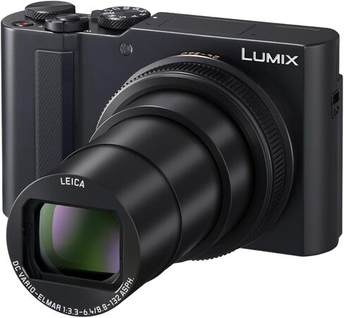Panasonic Lumix ZS300 1 Inch 4K Compact Camera Bundle (Black, 3 Items) | 20.1MP 1.0-Type Bsi CMOS, Leica 15x Lens, 4K Video/4k Photo, Includes Kingston 32GB U3 V90 SD Card and Shoulder Bag in Kuwait