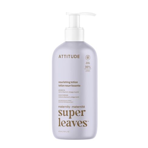 ATTITUDE Pregnancy Nourishing Body Cream, EWG Verified, Dermatologically Tested, Plant and Mineral-Based, Vegan Maternity Products, Argan Oil, 8 Fl Oz in Kuwait