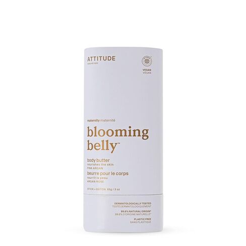 ATTITUDE Pregnancy Nourishing Body Cream, EWG Verified, Dermatologically Tested, Plant and Mineral-Based, Vegan Maternity Products, Argan Oil, 8 Fl Oz in Kuwait