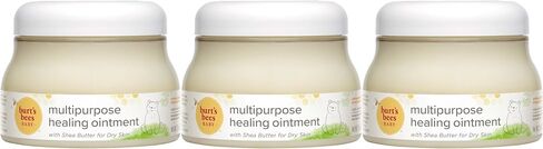 Burt's Bees Baby 100% Natural Origin Multipurpose Healing Ointment, Face & Body Baby Ointment – 7.5 Ounce Tub - Pack of 3 in Saudi Arabia