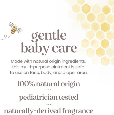 Burt's Bees Baby 100% Natural Origin Multipurpose Healing Ointment, Face & Body Baby Ointment – 7.5 Ounce Tub - Pack of 3 in Saudi Arabia