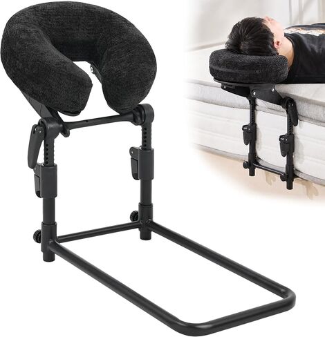 KCC Massage Face Cradle for Bed, Home Massage Kit for Sleeping Mattress | Portable Massage headrest with Memory Foam Pillow, Head Rest Support-Eye Surgery Recovery Adjustable in Kuwait