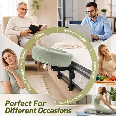 Ann Katy Massage Headrest, Adjustable Face Cradle with Memory Foam Pillow | Foldable Face Down Support for Bed Massage, Spa Relaxation & Eye Surgery Recovery, Portable U-Shaped Head Rest in Kuwait