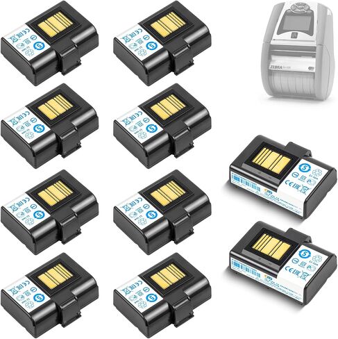 CBQ 3400mAh ZQ520 Replacement Battery for Zebra Printer ZQ620 QLN320 ZQ520 ZQ521 QLN220 ZR638 ZQ500 ZQ510 ZR628 ZQ610 ZQ658 ZQ668 Mobile Printers Device Battery in Saudi Arabia