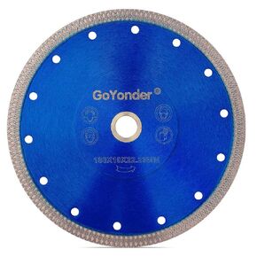 GoYonder 4.5 Inch Tile Blade, Super Thin Diamond Saw Blade for Cutting Porcelain Tiles, Granite Marble Ceramics (4.5") in Kuwait
