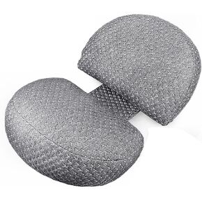 Pregnancy Wedge Pillow for Sleeping, Small Pregnancy Pillow for Travel | Adjustable Maternity Pillow for Side Sleepers，Supports Back Belly, Ideal for Pregnant, Bamboo Rayon Removable Cover, Regular in Kuwait