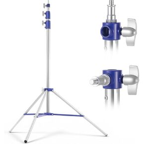 Light Stand Photography 10.5ft/320cm, 2 Pack Heavy Duty Photography Tripod Stand with 1/4" to 3/8" Universal Screw, Adjustable Lighting Stand for Studio LED, Ring Light, Softbox, Monolight, Strobe in Kuwait
