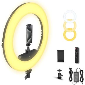 18 inch Ring Light Kit,55W no Bracket, 6700K Dimmable LED Ringlight in Kuwait