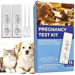2 PCS Dog/Pet/Cat Pregnancy Test Kit, Early Pregnancy Test for Dogs and Cats, Fast and Accurate Home Testing, Results Within 15 Minutes in Saudi Arabia