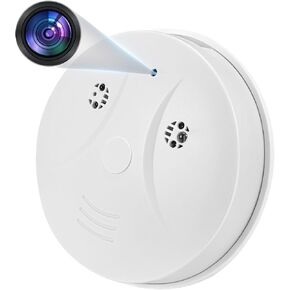 Hidden Spy Camera (Smoke Detector Design) WiFi HD 1080P Camera Wireless Small Nanny Cam for Home Surveillance Security Cameras Indoor Wireless(Support 2.4G) in Kuwait