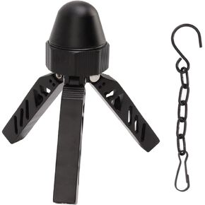 Aluminum Alloy Camping Tripod Support Stand, Adjustable Triangle Tent Pole Frame with 1/4 Threaded Mount and Hook for Lantern in Kuwait