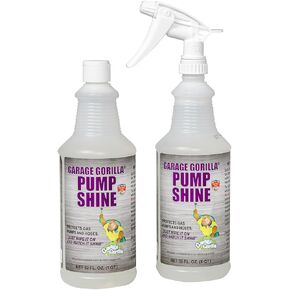 Garage Gorilla Pump Shine | Surface Protectant & Shine Restorer for Gas Pumps | Metal & Composite Surfaces | with Micro-Spray Shield Barrier | 32 oz Bottles (Case of 6) in Kuwait