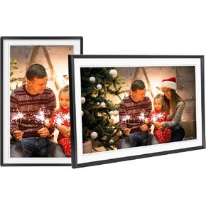 15.6inch Large Digital Picture Frame WiFi Slideshow Digital Photo Frame,1920 * 1080 IPS HD Touchscreen Picture Frame,32GB Storage,Automatic Rotation,Use Frameo App Send Photos and Videos for Free in Kuwait