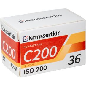 C200 Color Negative Film, ISO 200, 35mm 135 Format, 36 Exposures, Daylight Balanced, C-41 Process, for Analog Film Cameras in Saudi Arabia